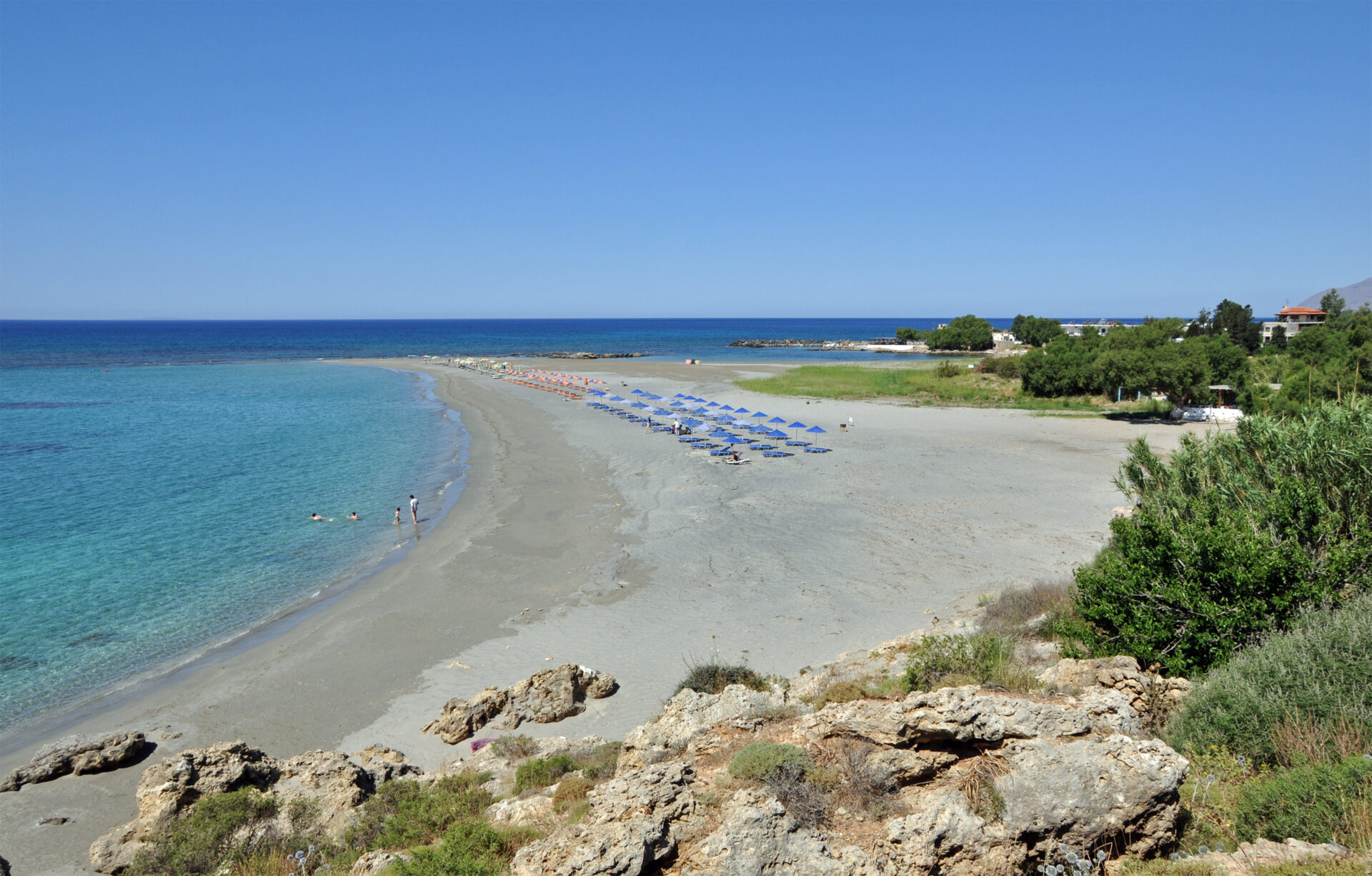 Frangokastello Beach in Chania, Crete